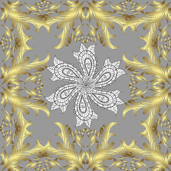 Design Islamique Motif Sans Couture Ornement Oriental Carreaux Floraux Motif — Image vectorielle