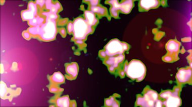 Soyut süper sevimli ve ilginç bir resim. Parıltı. Pano. Raster..