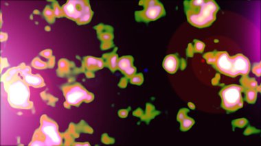 Soyut süper sevimli ve ilginç bir resim. Parıltı. Pano. Raster..