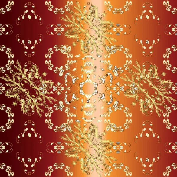 Kunst Floral Vintage Nahtloses Muster Nahtlos Orientalischer Stil Für Design — Stockfoto