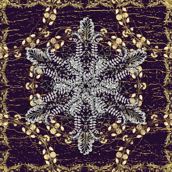 Klasik tarzda hem de. Kusursuz bir süs. Siyah, beyaz ve kahverengi renkleri karala, karala, karala. Tekrarlanan karalamalar. Geometrik desen. Kraliyet tarzı. Doğrusal desen. Dantel deseni.