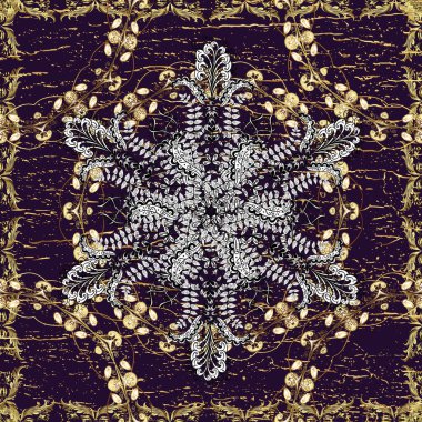 Vektör çizimi. Altın. Kahverengi, siyah ve beyaz renkli resimler. Kusursuz. Soyut lüks arka plan, zarif davetiye davetiyesi, davetiye, arka plan kapağı illüstrasyonu.