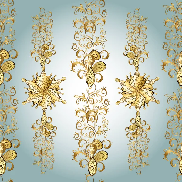 Ilustracja Neutralne Brązowe Szare Kolory Tradycyjny Klasyczny Ornament Bezproblemowy Orientalny — Zdjęcie stockowe