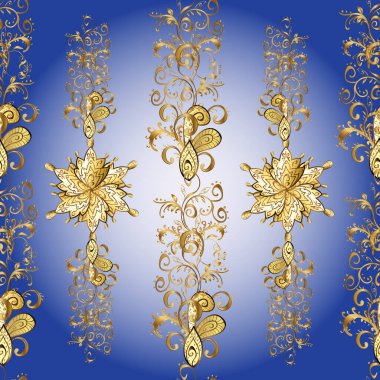 Barok tarzında kusursuz. Klasik bir tarz. Tarafsız, kahverengi ve mavi renklerde desenler. Rococo tarzında zarif, zarif bir süs. Tekstil ve hatıra defteri için güzel desen.