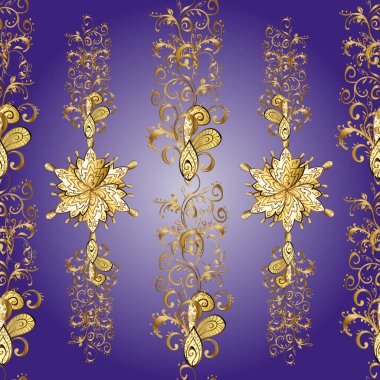 Fantezi güzel illüstrasyon. Doğu kahvesi, menekşe ve kumaş, duvar kağıdı ve ambalaj için nötr süs. Klasik kusursuz vektör deseni. Klasik klasik klasik arka plan. Damask yön süsü.