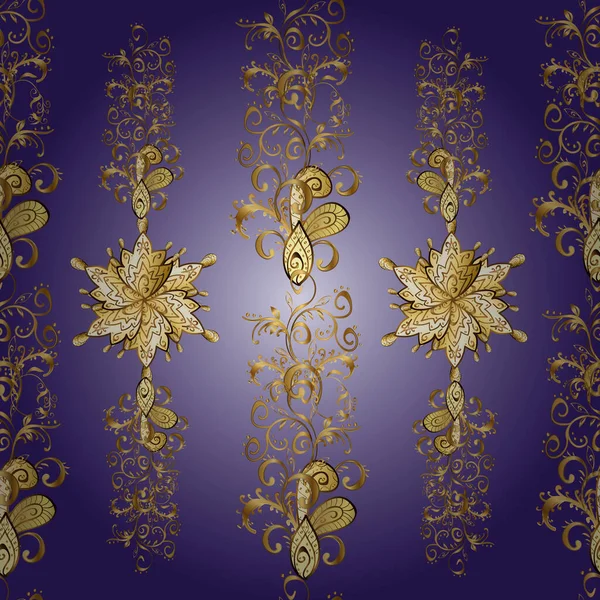 Приклад Фіолетового Коричневого Кольору Вектор Арабезька Текстура Абстрактне Вінтажне Тло — стоковий вектор