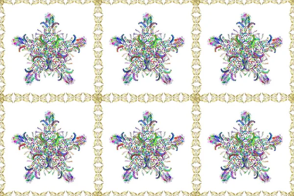 Nice Fabric Pattern Abstract Elegance Seamless Pattern Floral Background — Stock Photo, Image