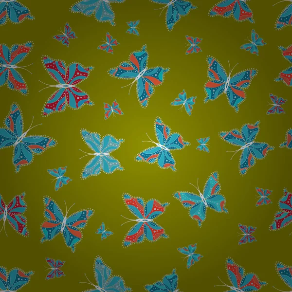 White Blue Green Cute Background Design Fabric Paper Wrappers Wallpaper — 图库矢量图片