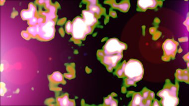 Kusursuz bir iz. Karalamalar siyah, mor ve kahverengi renklerde. Modaya uygun kumaş deseni. Raster..