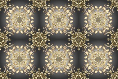 Raster renkli kar taneleri gri, bej ve kahverengi renklerde dekoratif Noel elementi dizayn ederler..