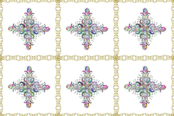 Classical Luxury Old Fashioned Damask Ornament Royal Victorian Seamless Texture — Zdjęcie stockowe