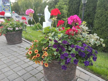 Cute floral pattern with buds flowers. Photo background. Photo illustration. For print on fabric, textiles, wallpaper. Vintage retro style. Photo. Ukraine, Ukrainian, 2022, Lviv