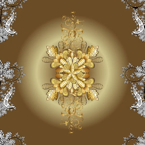 Arabesque Texture Abstract Vintage Background Floor Tiles Surface Ornament Flower — Stock vektor