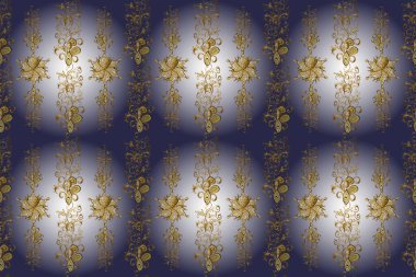 Vintage neutral, gray and violet geometric ornament. Raster illustration. Seamless pattern for web, textile and wallpapers. In simple style.