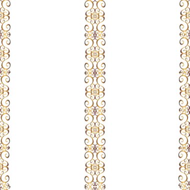 Tracery. Mehndi design. Ethnic colorful doodle texture. Curved doodling background. Patterns on red, brown and beige colors. Vector illustration.