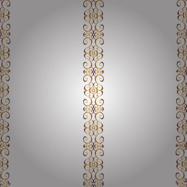 Floral pattern. Flower seamless background. Flourish ornamental garden. Illustration in beige, red and brown colors. Sketch, doodle, scribble. Endless. Vector illustration.