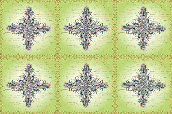 Sacred Geometric Symbol Many Petals Flower Colored Mandala Logo Neutral — Stockfoto