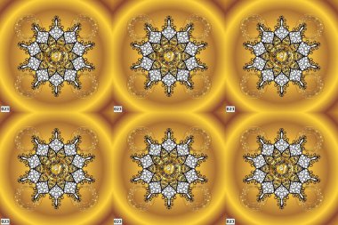 nice super abstract and cute interesting picture. Seamless pano. Golden pattern.