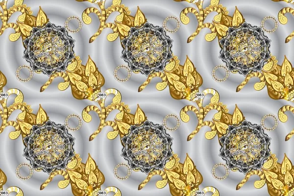 nice super abstract and cute interesting picture. Seamless pano. Golden pattern.