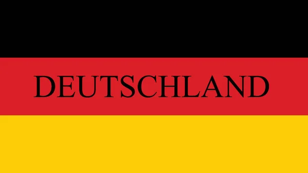 Hintergrund Mit Bunter Fahne Die Fahne Von Deutschland Deutschland — Stockfoto