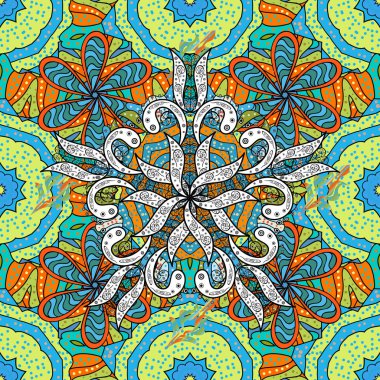 Küçük renkli çiçekler. Moda baskıları için zarif bir şablon. Kusursuz. Çiçekli yaz çiçekleri. Küçük çiçekte şirin bir desen. Motley illüstrasyonu.