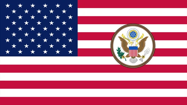 Motion Footage Background Colorful Flag Flag Usa United States America — Stock Photo, Image