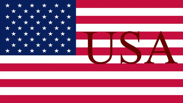 Motion Footage Background Colorful Flag Flag Usa United States America — Stock Photo, Image