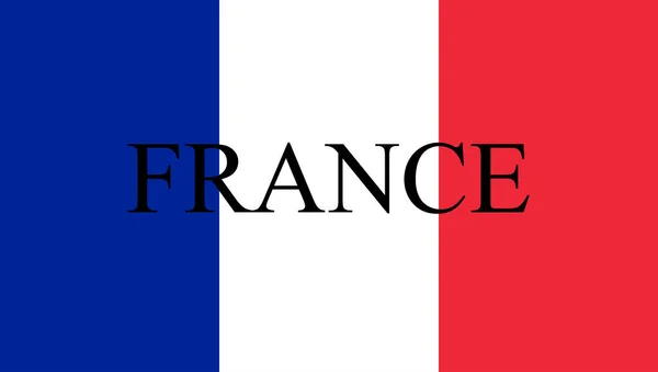 Achtergrond Met Kleurrijke Vlag Vlag Van Frankrijk — Stockfoto