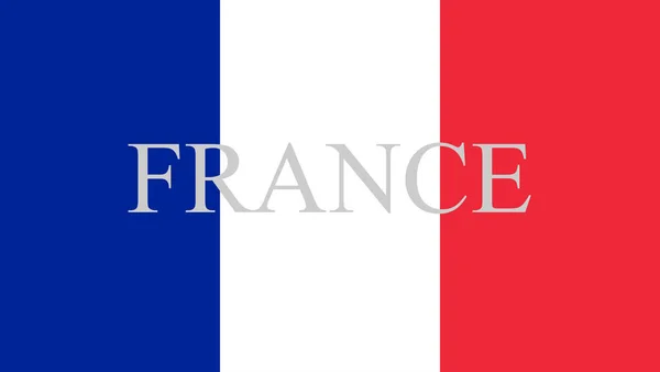 背景是五颜六色的旗帜 法国的国旗 — 图库照片