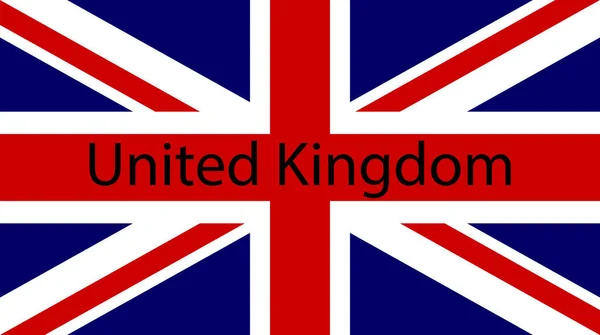 Фон Цветным Флагом Флаг Великобритании Соединенное Королевство — стоковое фото