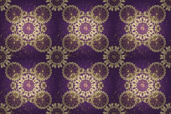 Paisleys Elegant Floral Raster Seamless Pattern Background Wallpaper Illustration Vintage — Stock Photo, Image