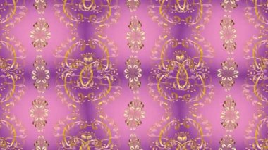 Renkli unsurlarla hareketli arka plan görüntüleri. Çiçekler. Eski model. Bayrak biçimi.