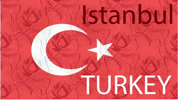 Fundal Steag Colorat Drapelul Turciei Culori Roșii — Fotografie, imagine de stoc