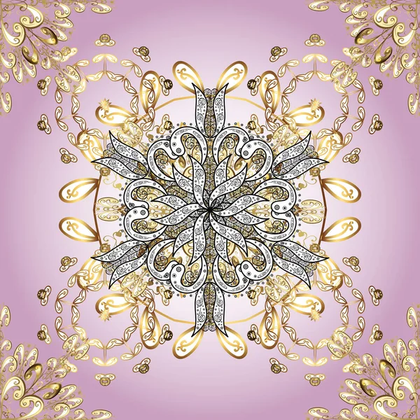 Пейслі Елегантний Квітковий Безшовний Візерунок Фон Шпалери Ілюстрація Вінтажним Стильним — стокове фото