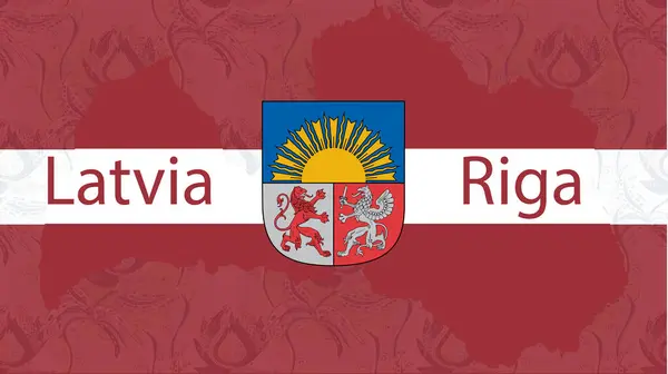 Háttér Színes Zászló Lettország Zászlója — Stock Fotó