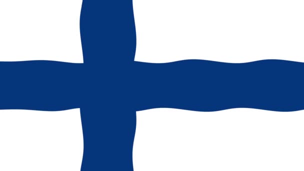 Fondo Imágenes Movimiento Con Bandera Colores Bandera Finland — Vídeos de Stock