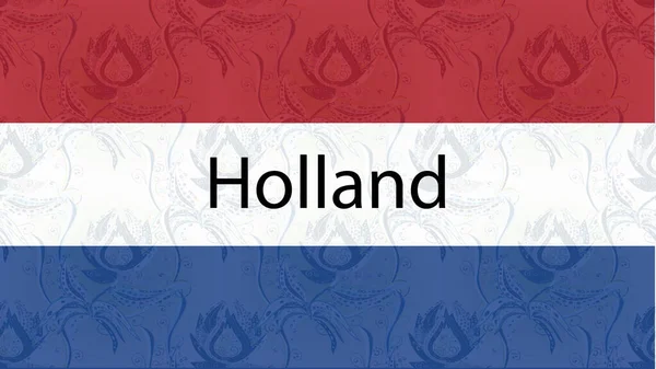 Background Colorful Flag Flag Holland Netherlands — Stock Photo, Image