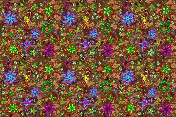 Miles Fleur Ditsy Ornament Für Druck Auf Stoff Textilien Tapeten — Stockfoto