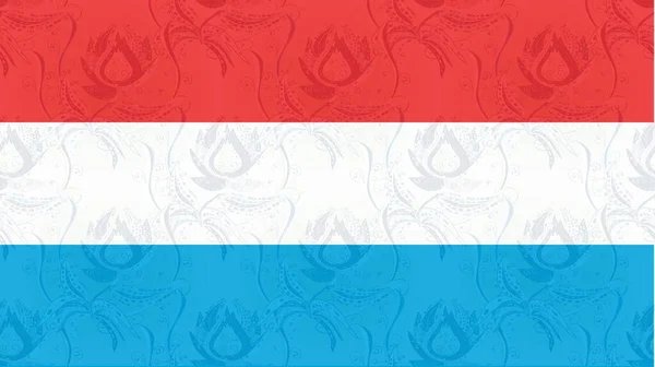 Achtergrond Met Kleurrijke Vlag Vlag Van Luxemburg — Stockfoto