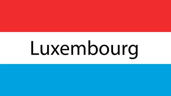 Achtergrond Met Kleurrijke Vlag Vlag Van Luxemburg — Stockfoto