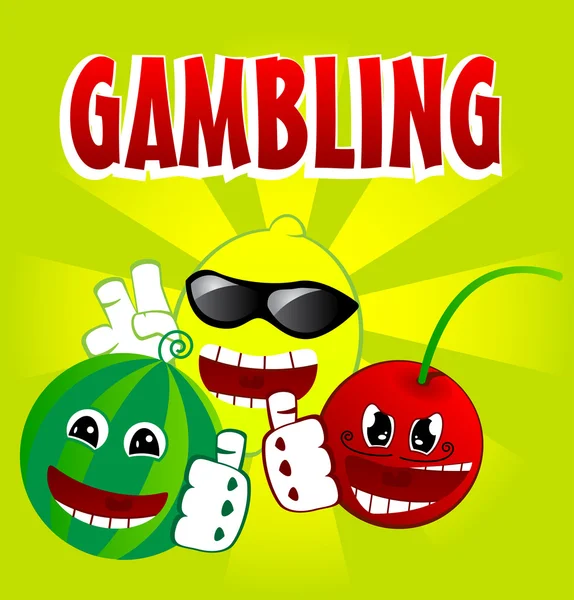 Affiche pour casino — Image vectorielle