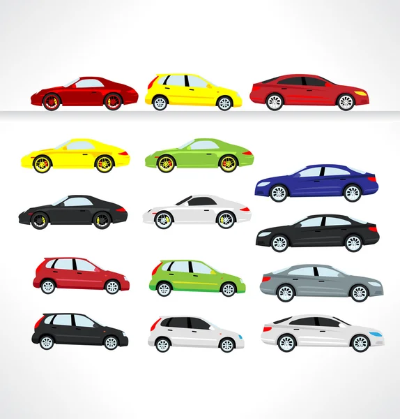 Iconos de coche. — Vector de stock