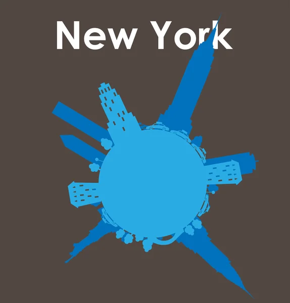 Poster per i viaggi. New York — Vettoriale Stock