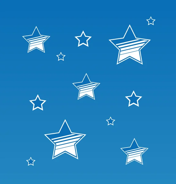 Estrellas Fondo. — Vector de stock