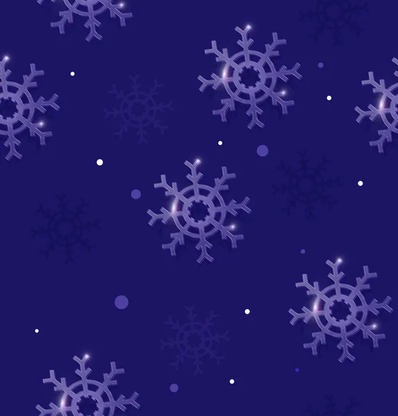 Patrón de nieve abstracto — Vector de stock