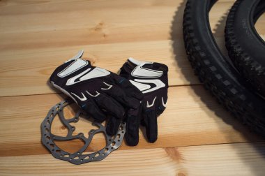 Bisiklet 's ayrıntı görünümü arka tekerlek