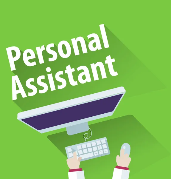 Persoonlijke assistent — Stockvector