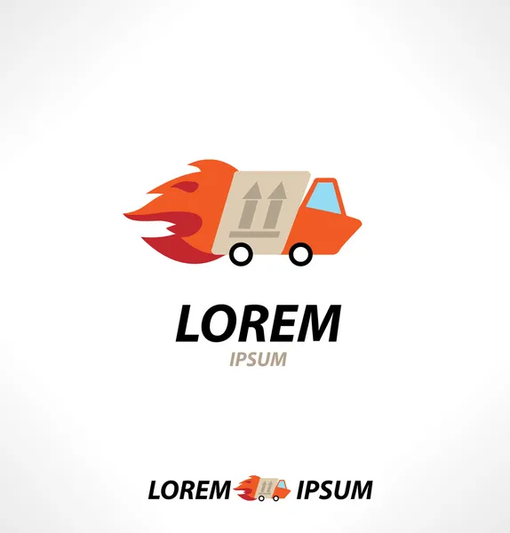 Araba ile logo için kurumsal simgesi