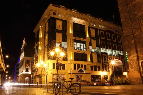 Wroclaw at night, Poland — Stock Photo, Image