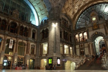 eski güzel tren istasyonu, antwerp, Belçika